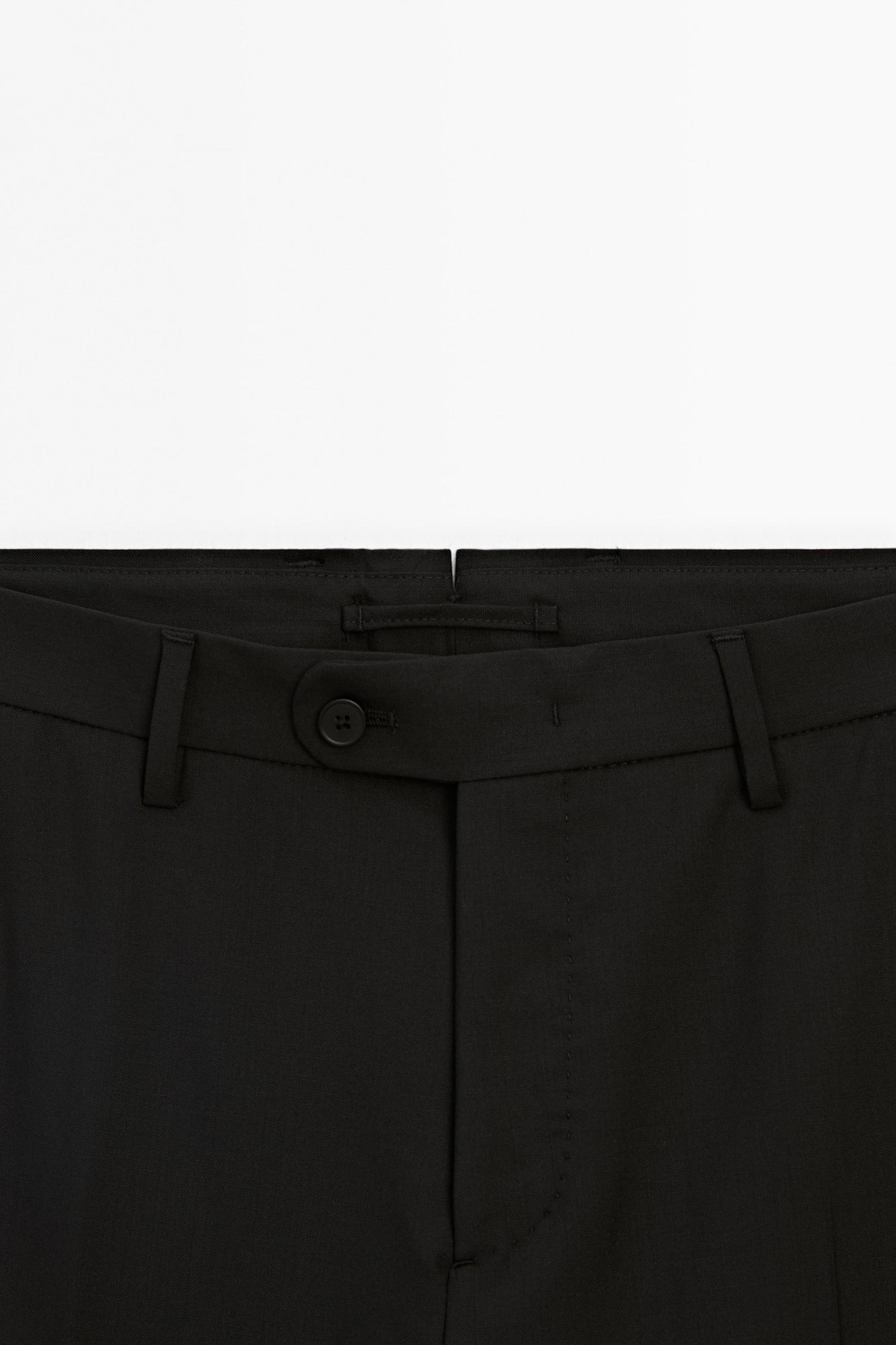 100% wool suit pants